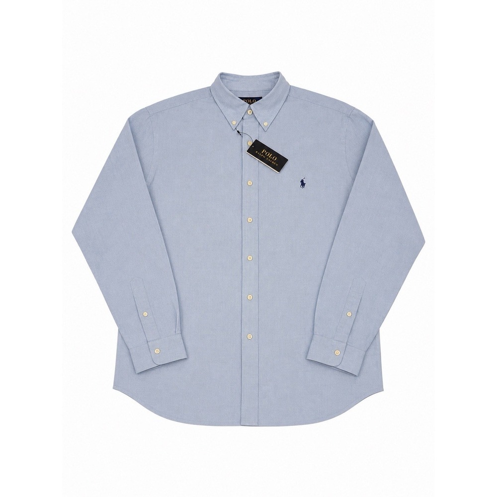 Polo Ralph Lauren Long Sleeve Classic Fit Linen Shirt 5XB Blue NWT